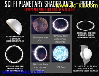 3D打印模型Sci-Fi Planetary Props and Shader Pack的图片
