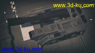 3D打印模型Sci-fi Tank PL250的图片