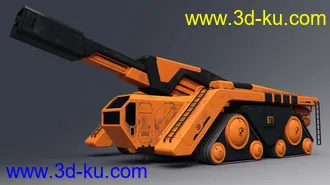 3D打印模型Sci-fi Tank PL250的图片
