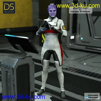3D打印模型Scientist Outfit for Genesis 8 Female的图片