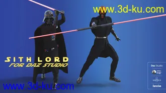3D打印模型Sith Lord For Daz Studio Genesis 8 and 8.1 Male的图片
