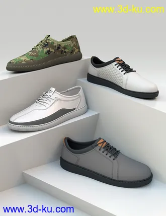 3D打印模型Sneakers for Genesis 8 and 8.1 Males的图片
