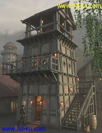 3D打印模型Stonewood Towers的图片