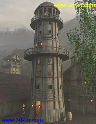 3D打印模型Stonewood Towers的图片