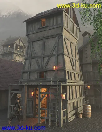 3D打印模型Stonewood Towers的图片