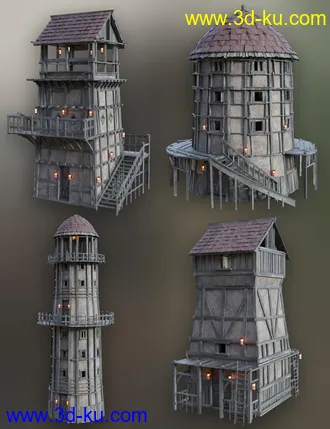 3D打印模型Stonewood Towers的图片