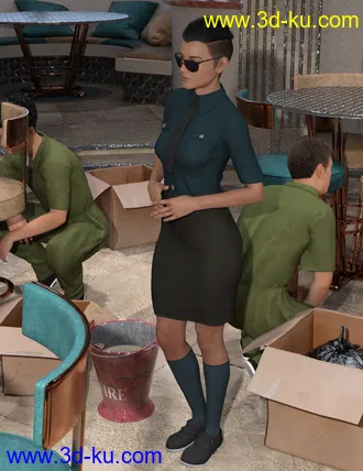 3D打印模型Strikt Outfit for Genesis 8 Female(s)的图片