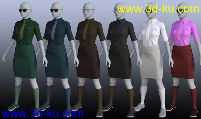 Strikt Outfit for Genesis 8 Female(s)模型的图片8