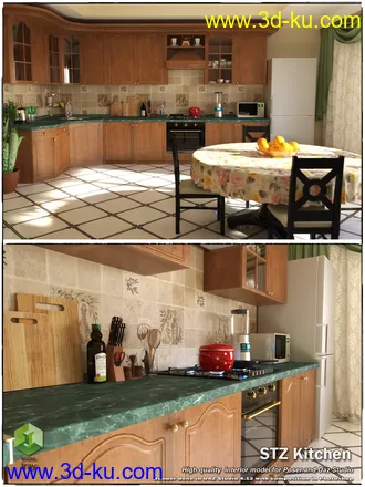 3D打印模型STZ Kitchen的图片