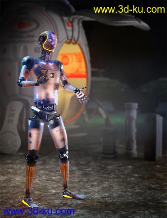 3D打印模型SubDermal Circuits for LIFE Android 2.0 Male and Genesis 8 and 8.1 Male的图片