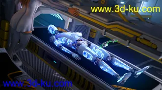 3D打印模型SubDermal Circuits for LIFE Android 2.0 Male and Genesis 8 and 8.1 Male的图片