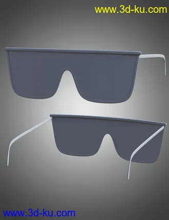 3D打印模型Sunglasses Bundle for Genesis 8 and 8.1 Males and Females的图片