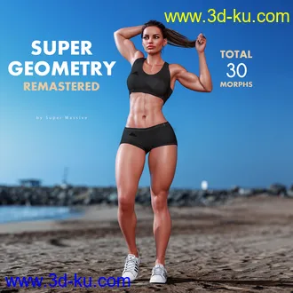3D打印模型Super Geometry Remastered G8 and 8.1 Female(s)的图片