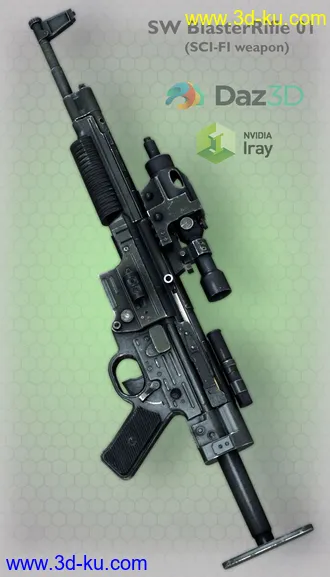 3D打印模型SW BlasterRifle 01的图片