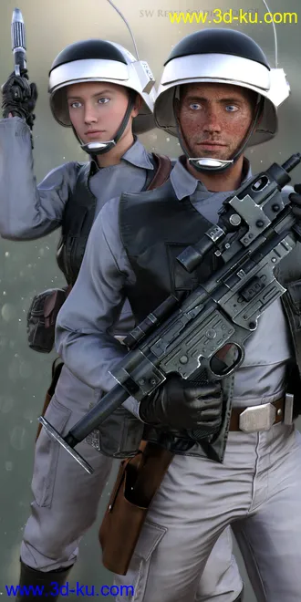3D打印模型SW Rebel Soldier for G8的图片