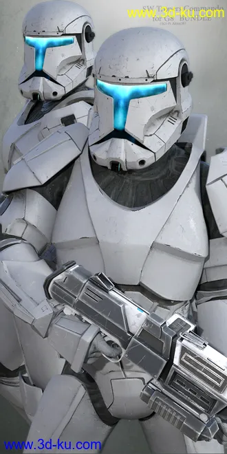 3D打印模型SW Troopers Commando for G8的图片