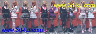 3D打印模型Sweet Chaoz Outfit Textures的图片