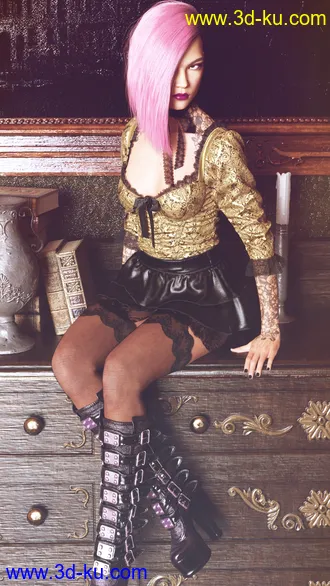 3D打印模型Sweet Chaoz Outfit Textures的图片