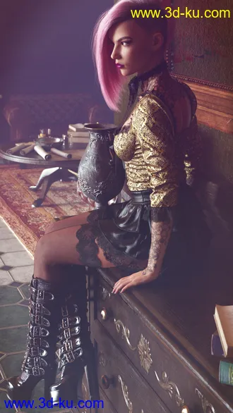 3D打印模型Sweet Chaoz Outfit Textures的图片