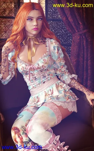 3D打印模型Sweet Chaoz Outfit Textures的图片