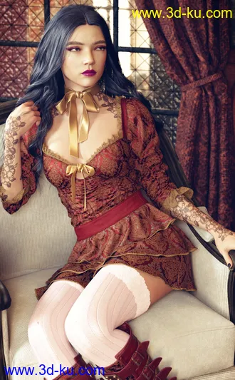 3D打印模型Sweet Chaoz Outfit Textures的图片