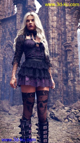 3D打印模型Sweet Chaoz Outfit Textures的图片