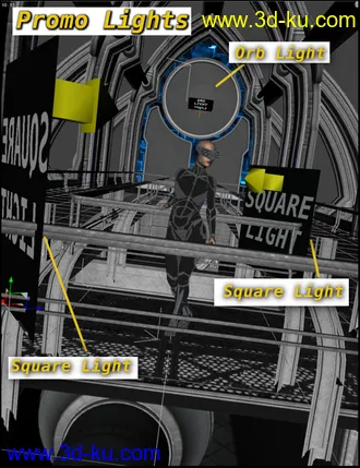 3D打印模型SY Invisilights Iray的图片