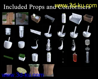 3D打印模型SY Rigged Water Iray 2022的图片