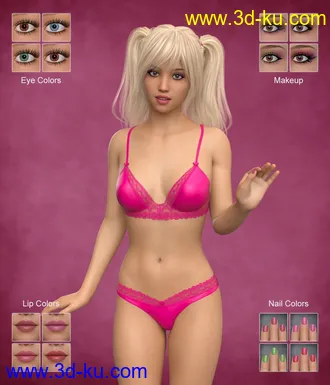 3D打印模型Taylor Teen For Genesis 8 Female的图片