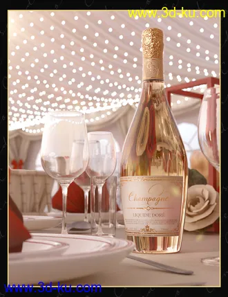 3D打印模型The Censored Cellar Wine and Whiskey Props and Shaders的图片