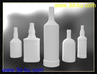 3D打印模型The Censored Cellar Wine and Whiskey Props and Shaders的图片