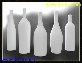 3D打印模型The Censored Cellar Wine and Whiskey Props and Shaders的图片
