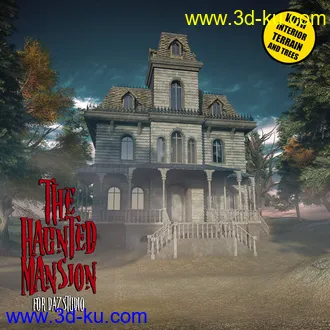 3D打印模型The Haunted Mansion for DS Iray的图片