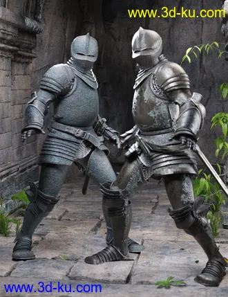 3D打印模型The Knight Series 01 for Genesis 8 Males的图片