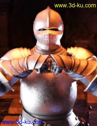 3D打印模型The Knight Series 01 for Genesis 8 Males的图片