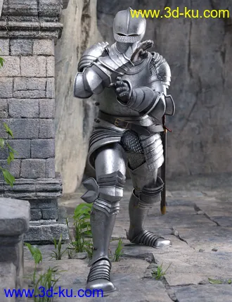 3D打印模型The Knight Series 01 for Genesis 8 Males的图片