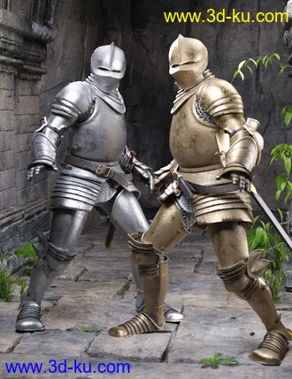 3D打印模型The Knight Series 01 for Genesis 8 Males的图片