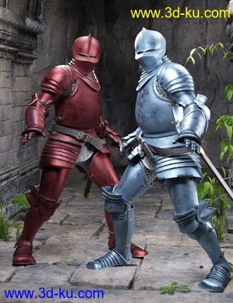 3D打印模型The Knight Series 01 for Genesis 8 Males的图片