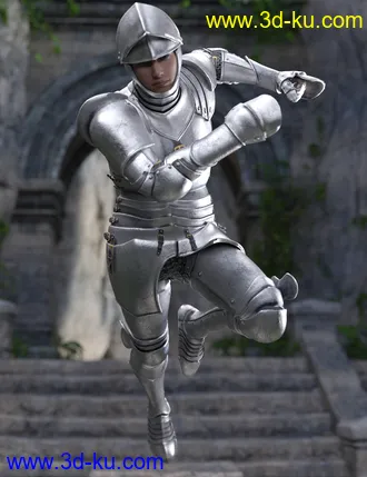 3D打印模型The Knight Series 03 for Genesis 8 Males的图片