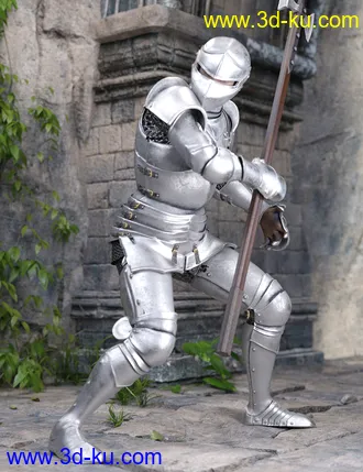 3D打印模型The Knight Series 03 for Genesis 8 Males的图片