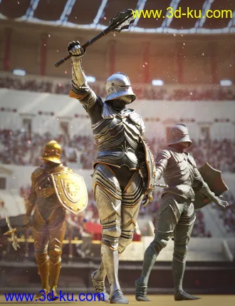 3D打印模型The Knight Series 04 for Genesis 8 Males的图片