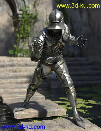 3D打印模型The Knight Series 04 for Genesis 8 Males的图片