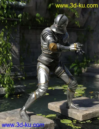 3D打印模型The Knight Series 04 for Genesis 8 Males的图片