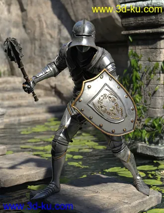 3D打印模型The Knight Series 04 for Genesis 8 Males的图片