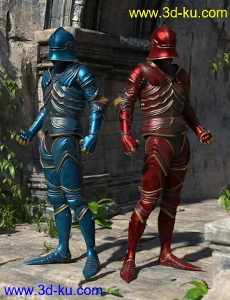 3D打印模型The Knight Series 04 for Genesis 8 Males的图片