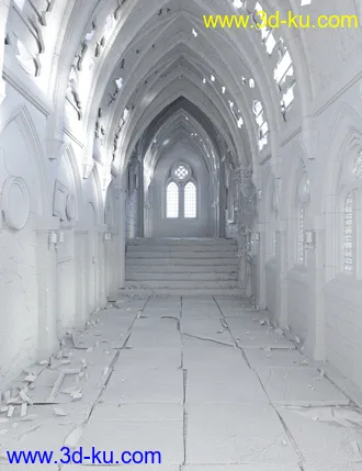 3D打印模型The Long Gallery Ruin的图片