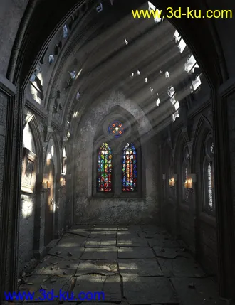 3D打印模型The Long Gallery Ruin的图片