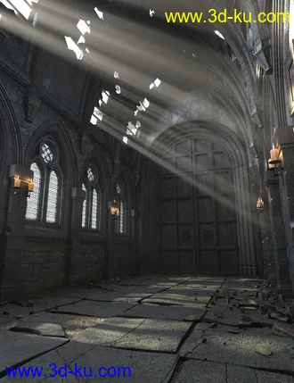 3D打印模型The Long Gallery Ruin的图片