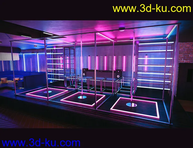 The Neon Bar Environment Bundle模型的图片2