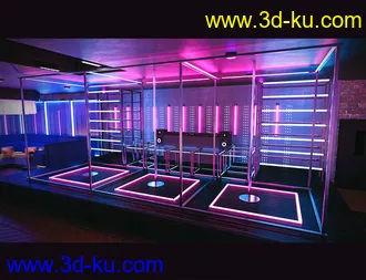 3D打印模型The Neon Bar Environment Bundle的图片